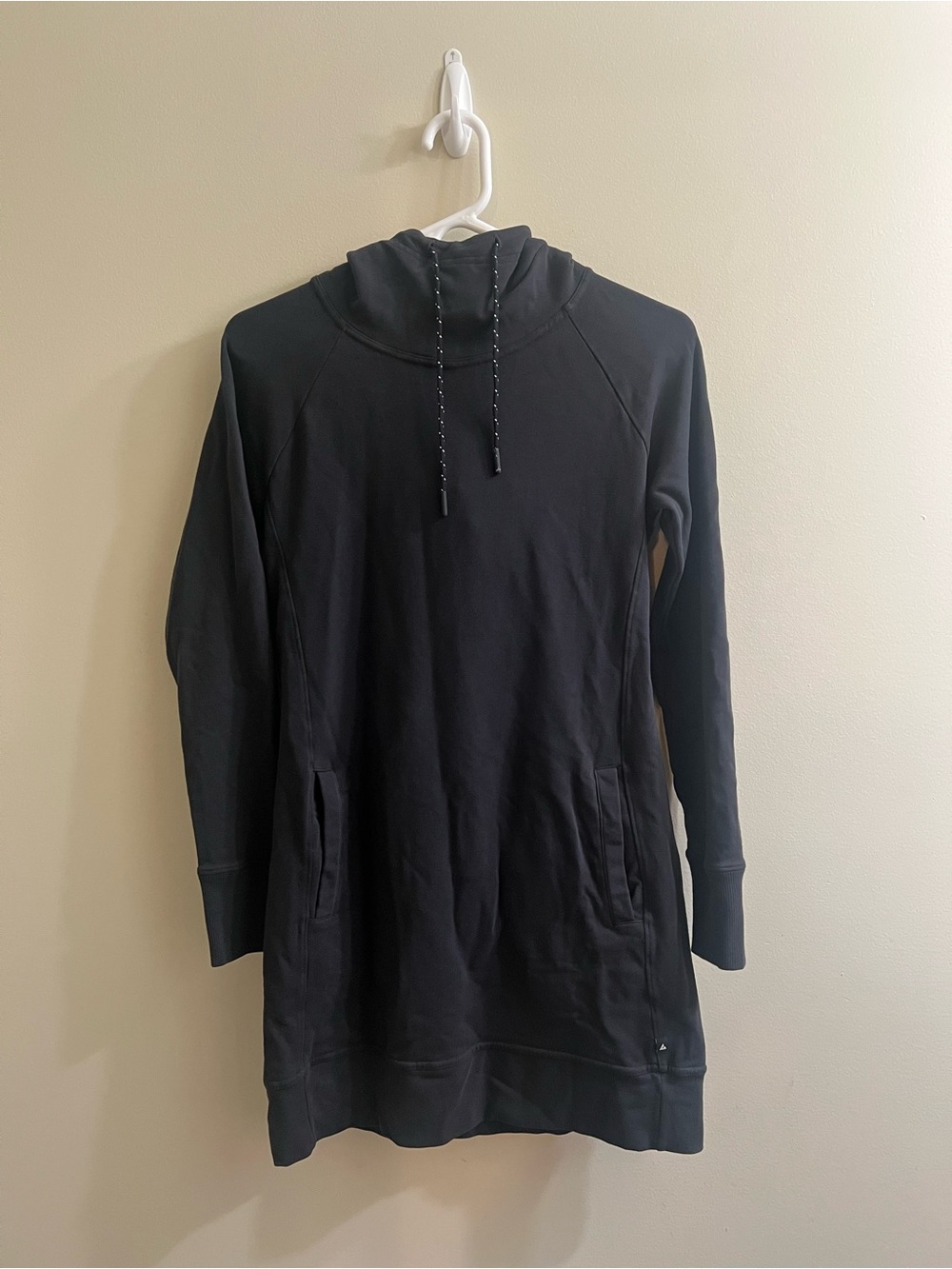 American Giant Hoodie Dress Sporty And Sleek Black Size XS NWOT